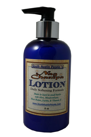 The Soap Exchange Body Lotion - Nag Champa Scent - Hand Crafted 8 fl oz /  240 ml Natural Artisan Skin Care for Hand, Face, & Body, Moisturize