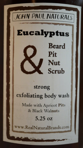 Men's Eucalyptus Detox Beard & Body Scrub 5 oz.