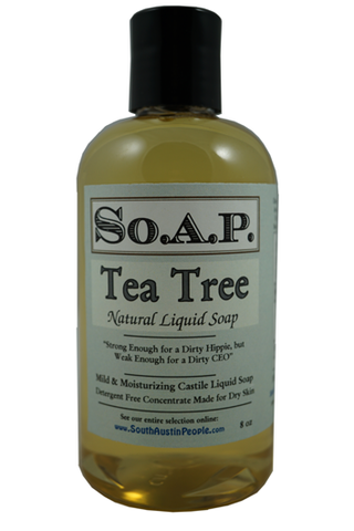 Tea Tree Liquid Soap 8 oz.