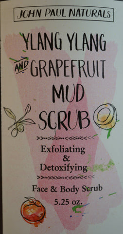 Ylang-Ylang Grapefruit Detox Face & Body Scrub 5 oz.